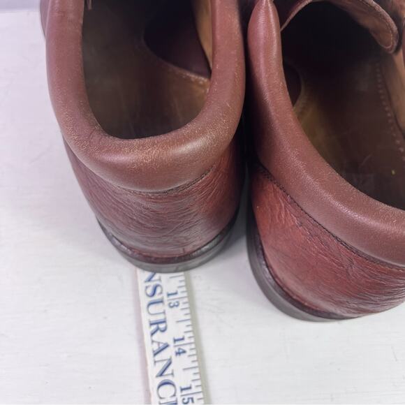 TAUER & JOHNSON Shoes Oxford Mens 12 Brown Handcrafted Leather Lace Up - Picture 8 of 15
